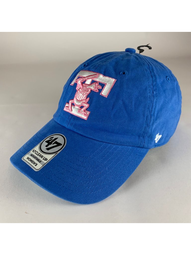 Toledo Mud Hens Milb Womens Blue 47 Brand Clean Up Relaxed Fit Strapback Hat New